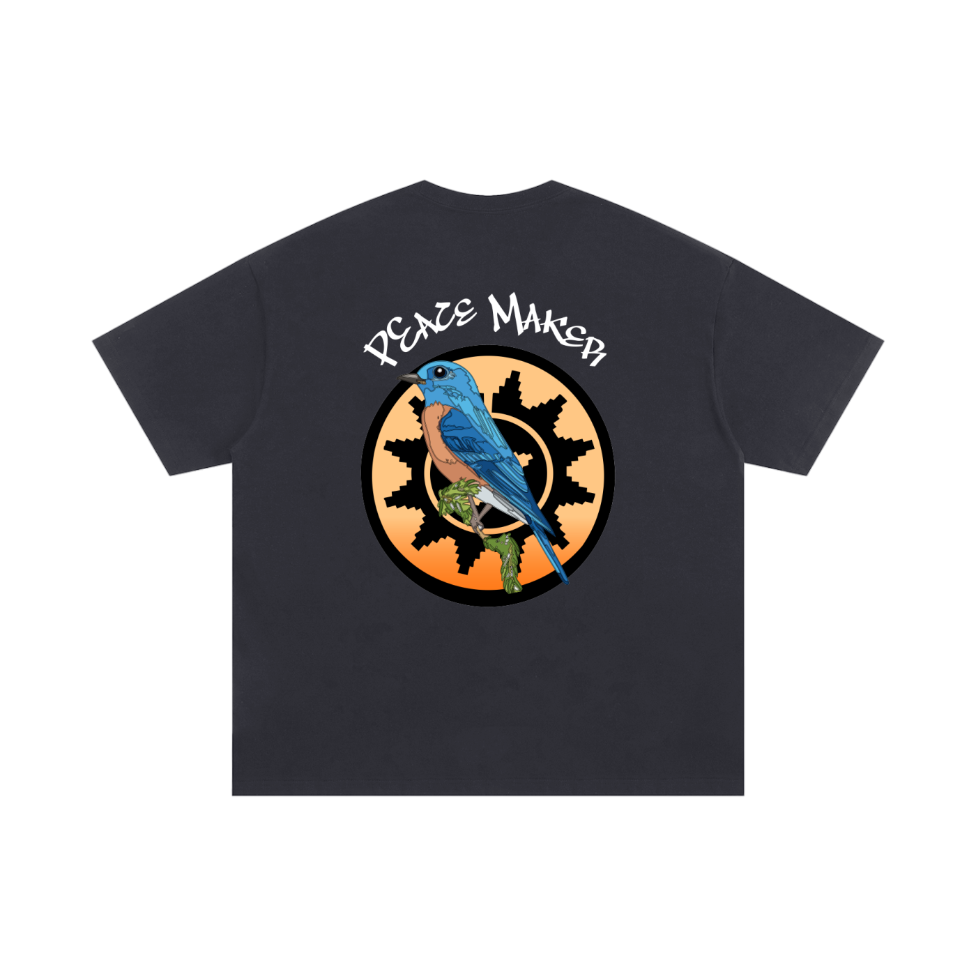 Blue Bird of Peace (Black)